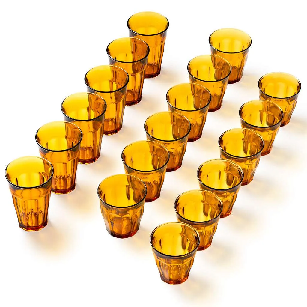18 Piece Glass Drinkware Set